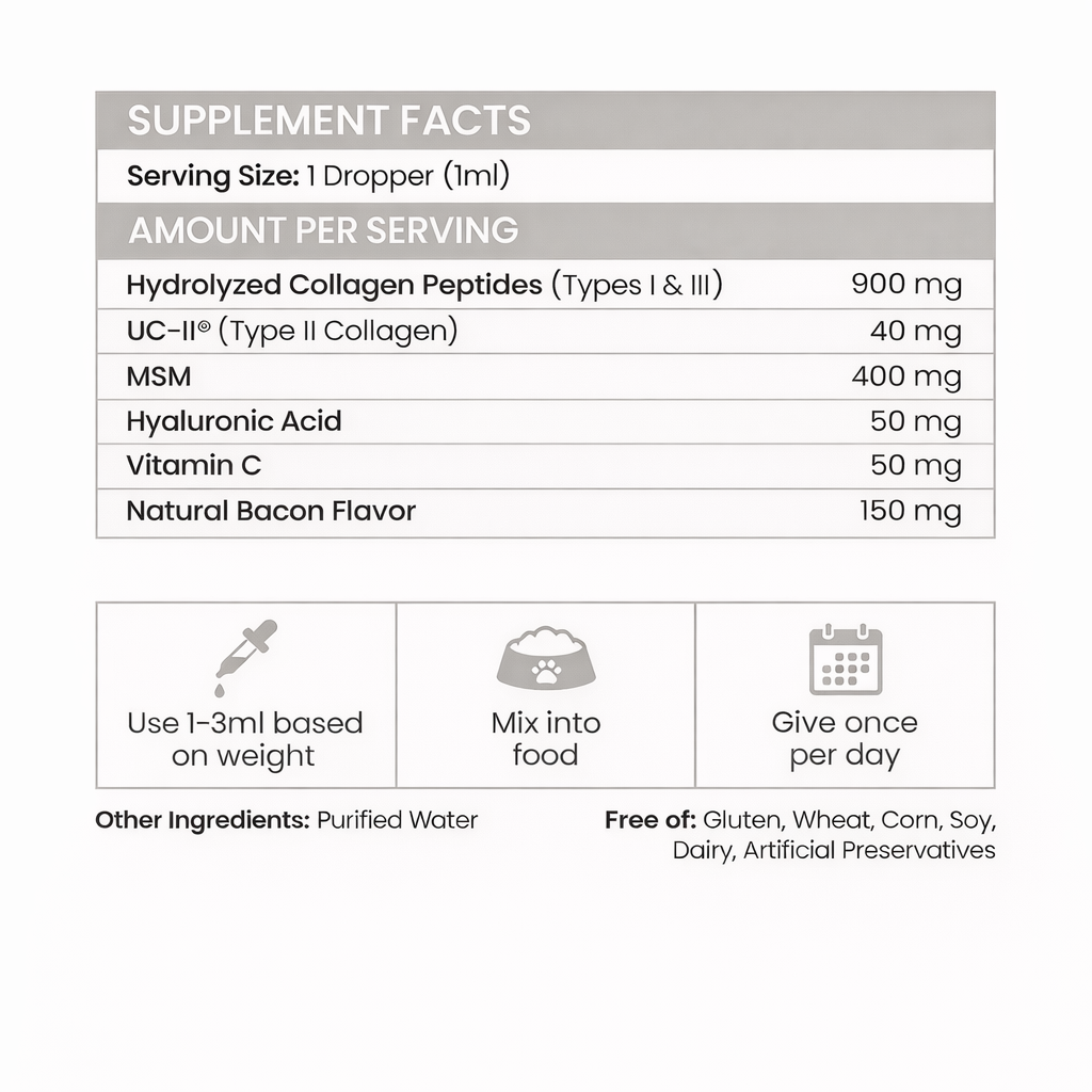 Dog Collagen Drops