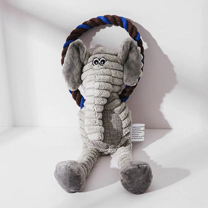 Plush Pet Toys - Monkey, Lion, Elephant Interactive