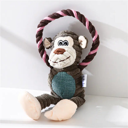 Plush Pet Toys - Monkey, Lion, Elephant Interactive
