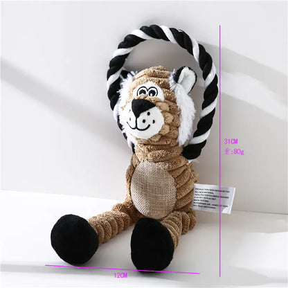Plush Pet Toys - Monkey, Lion, Elephant Interactive