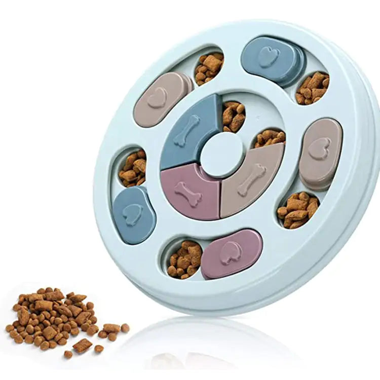 Dog Puzzle Feeding Bowls for Household Pets
