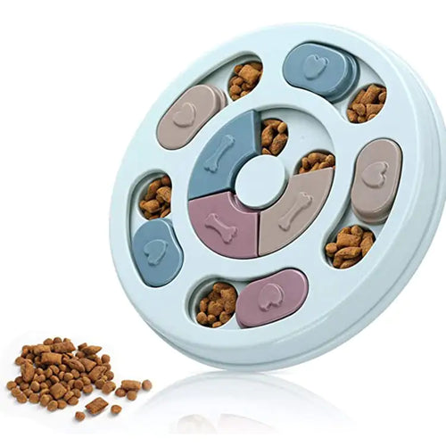 Dog Puzzle Feeding Bowls for Household Pets